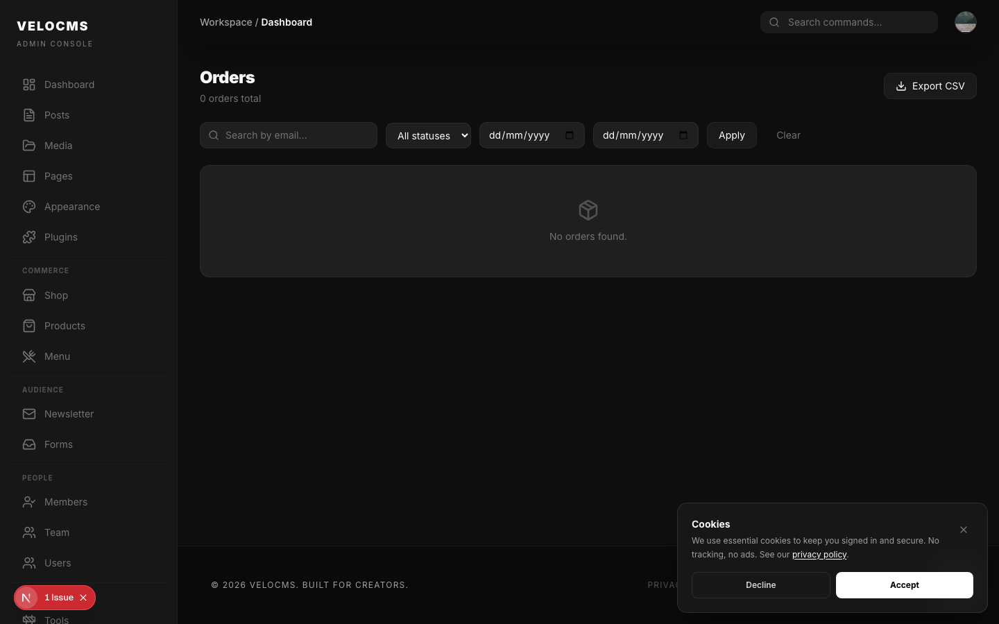 Native E-commerce screenshot